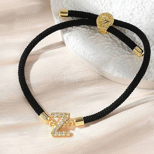 Adjustable Nylon Cord Bracelets BJEW-C096-01G-26-1