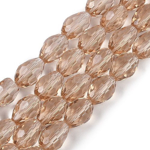 Transparent Glass Beads Strands EGLA-N013-T10mm-D23-1