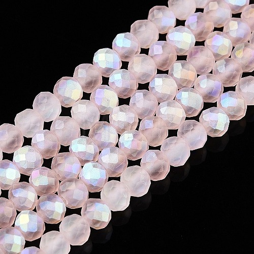 Transparent Glass Beads Strands EGLA-A044-T3mm-MB22-1