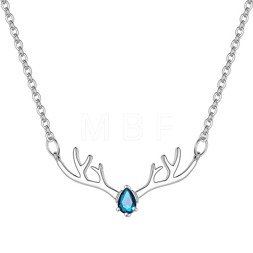 Deer Urn Ashes Pendant Necklace PW-WG78BFC-03-1