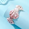 Natural Scallop Shell Bangles for Women BJEW-TA00748-2