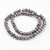Electroplate Glass Beads Strands EGLA-P018-8mm-H07-1A-2