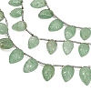 Natural Green Strawberry Quartz Carved Beads Strands GG-CBA0C95-E02-02-1