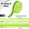 Reflective Polyester Ribbons SRIB-WH0011-475A-1-2