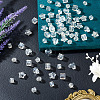 100Pcs 5 Styles Transparent Acrylic Beads TACR-TA0001-92-5