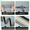 10 Yards Sparkle Flat Wide Polyester Elastic Band EC-GF0001-47B-6