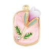 Alloy Enamel Pendants RB-CBA01F2-04G-D-1