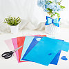 Olycraft 6 Sheets 6 Colors PVC Transparent Film Lighting Gel Filter DIY-OC0010-17-4