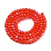 Electroplate Opaque Solid Color Glass Beads Strands LS-EGLA-A044-P6mm-L03-2