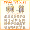26Pcs 26 Styles Brass Micro Pave Cubic Zirconia Beads KK-GA0002-50-2