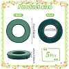 5Pcs Resin Foam Mud Block Ring AJEW-WA0003-20-2