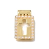 Brass with ABS Imitation Pearl Pendants KK-CBA8E93-05B-1