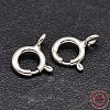 925 Sterling Silver Spring Ring Clasps STER-F014-06F-1