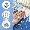 10 Styles Pirate Theme Tibetan Style Alloy Pendants FIND-SC0012-73-2