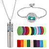 10Pcs Alloy Stainless Steel Slider Bracelets AJEW-SC0004-07A-1