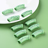 Opaque Crackle Acrylic Beads MACR-S372-001N-012-6