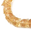 Gold Sand Lampwork Beads Strands LAMP-P069-02A-08-2