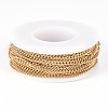 PVD Vacuum Plating 304 Stainless Steel Curb Chain CHS-G011-11G-03-2