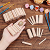  50Pcs 5 Style Solid Beech Wood Craft Sticks WOOD-NB0002-68A-3