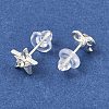 Alloy Enamel Stud Earrings for Women AL-CBA004A-03S-5