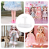 Plastic Doll Stand Display Holder for 6.7 Inch Dolls and Action Figures AJEW-WH0332-40-5