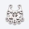 Tibetan Style Alloy Chandelier Components Links LS-PALLOY-EA10687Y-AS-NF-3