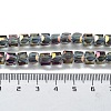 Electroplate Glass Bead Strands EGLA-R064-6mm-08-4