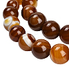 1 Strand  Natural Banded Agate Graduated Beads Strands G-PA0002-04C-6