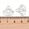 Tibetan Style Alloy Charms TIBEP-36884-P-RS-3