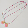 Bohemian Style Colorful Imported Beaded Adjustable Necklaces QB3454-3-1