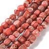 Dyed Natural Imperial Jasper Beads Strands G-U011-A02-01-1