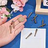 12Pcs Zinc Alloy Cord End FIND-CA0011-78AB-3