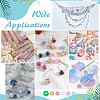 10 Sets 10 Colors Glass DIY Nail Art Decoration Mini Glass Beads GLAA-PH0004-30-5