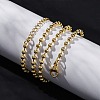 Rack Plating Brass Ball Chain Necklaces for Women NJEW-A035-03G-2