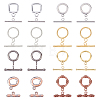 Brass Toggle Clasps KK-FH0001-43-1