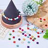 5 Strands Greek Cross Synthetic Turquoise Bead Strands TURQ-SC0001-14-4