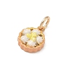 Spray Painted Brass Charms KK-CBAEB58-01C-2