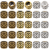 90Pcs Colors Zinc Alloy European Beads FIND-SP0005-97A-1