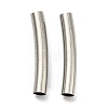 Non-Tarnish 304 Stainless Steel Tube Beads STAS-B047-27B-P-1