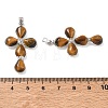 Natural Tiger Eye Pendants GG-CBA9F30-02P-19-3