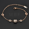 Titanium Steel Charm Anklets WGE3F25-30-1