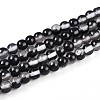 Baking Paint Transparent Glass Beads X1-DGLA-N011-4mm-10-1