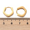 304 Stainless Steel Polishing Effect Hoop Earrings EJEW-M001-35G-5