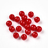 Opaque Solid Color Glass Beads X1-GLAA-N007-4mm-A08-1