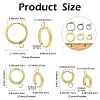 16Pcs 201 Stainless Steel Huggie Hoop Earrings Findings STAS-FS0002-26D-4