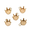304 Stainless Steel Pendant Rhinestone Claw Charms Settings STAS-B121-01B-G-1
