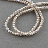 Electroplate Glass Beads Strands X-EGLA-R048-2mm-33-2