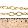 Brass Oval Link Chain Necklaces NJEW-L013-03G-5