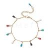 304 Stainless Steel Charm Bracelets BJEW-JB13052-2