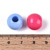 Opaque Acrylic European Beads OACR-Q200-04-4
